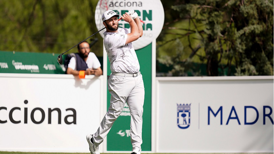 Jon Rahm se pone el traje de faena para seguir optando al título en el ACCIONA Open de España presented by Madrid