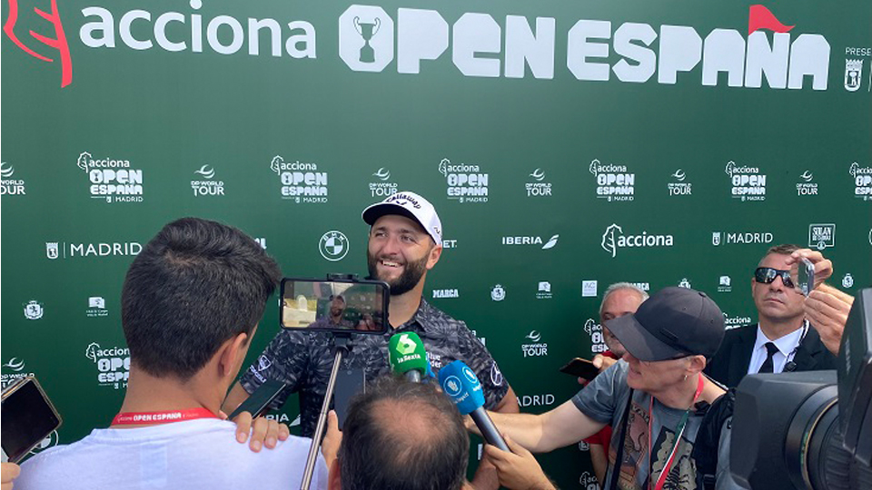 Primer gran zarpazo de Jon Rahm en el ACCIONA Open de España presented by Madrid