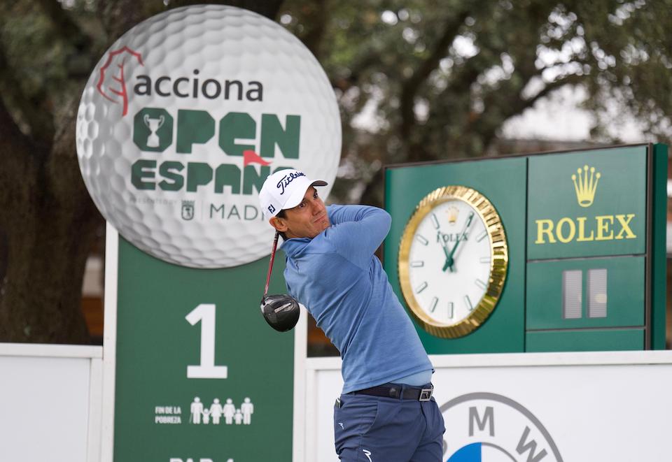 La sonrisa del golf italiano disfruta en Madrid