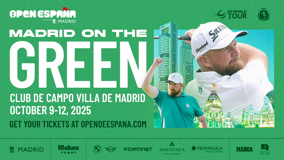 Shane Lowry, one of the world’s best golfers, signs up to the Open de España presented by Madrid