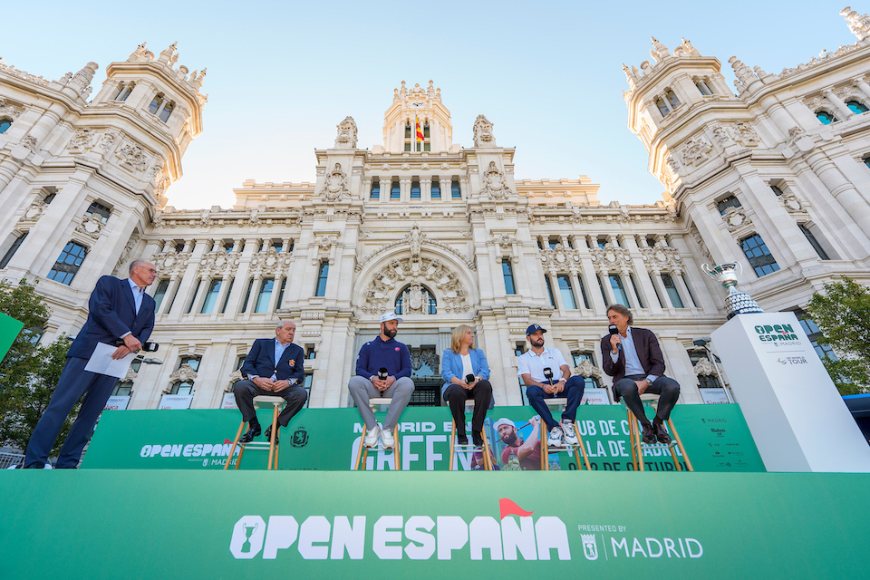 El Open de España presented by Madrid se presenta oficialmente desde la emblemática Plaza de Cibeles