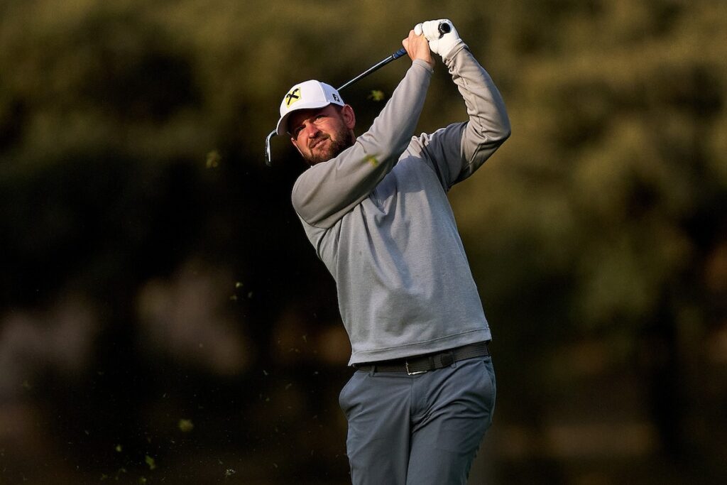 El ejemplo de Wiesberger desde la zona noble del leaderboard