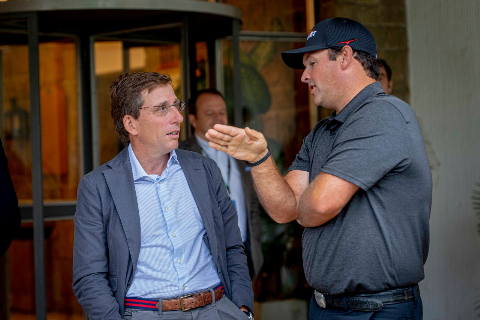 Patrick Reed arrives in Madrid: “The best players should play all over the world”